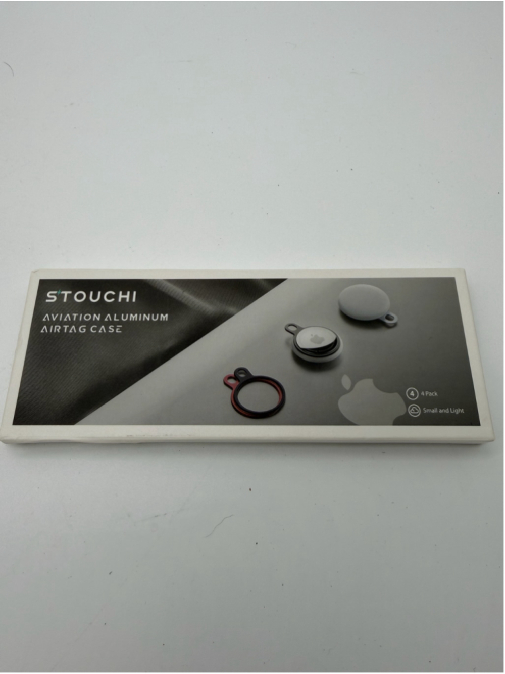 STOUCHI Aluminum AirTag Case 4 Pack